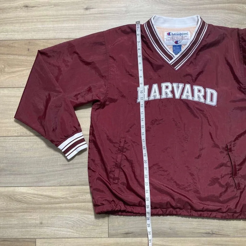 Champion Vintage‎ Mens Nylon Pullover Lined Windbreaker Size Medium